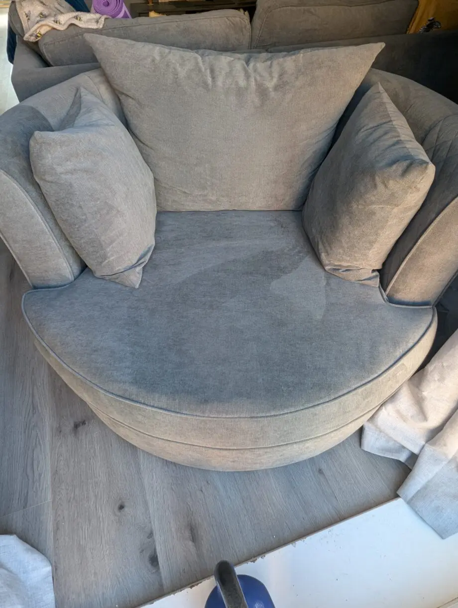 DFS Grey Orka Large Swivel Chair