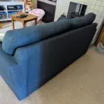 DFS Cotton Navy Blue Sofa