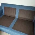 DFS Cotton Navy Blue Sofa