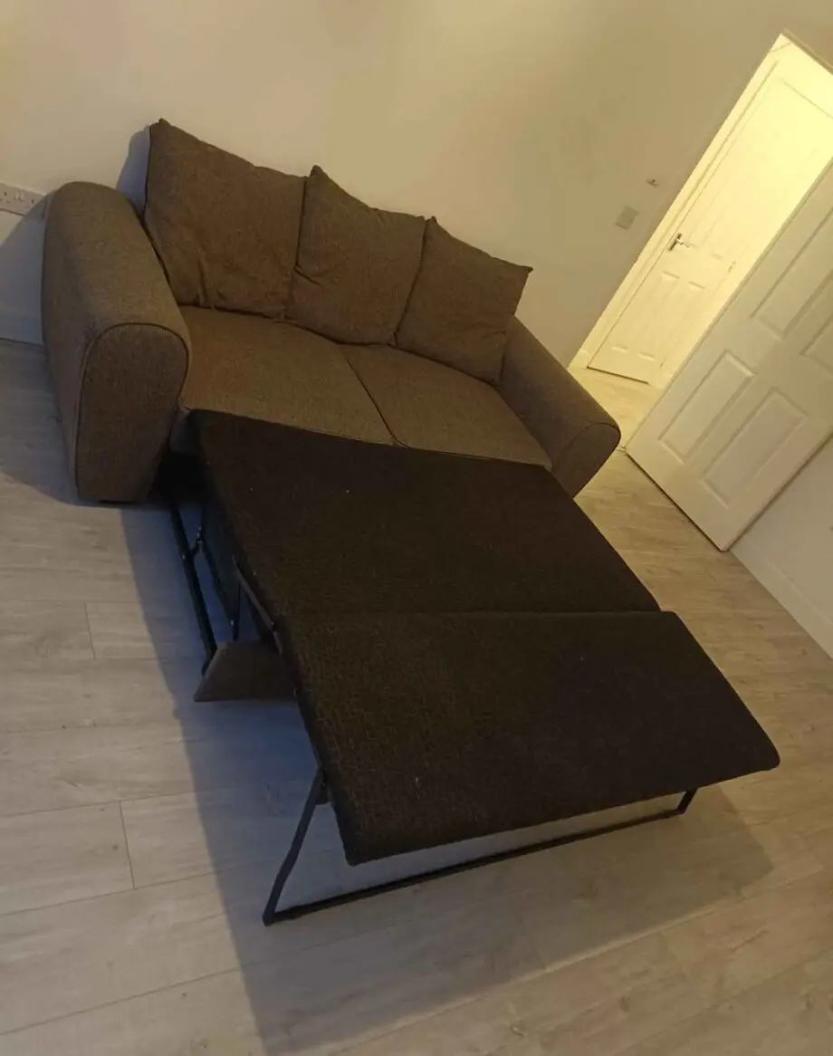 Grey sofá bed