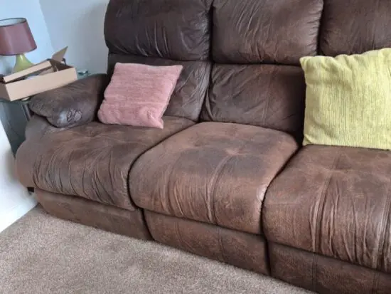 Dfs brown leather corner sofa