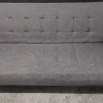 Simeon 3 Seater Upholstered Sleeper - Modern Pebble Grey