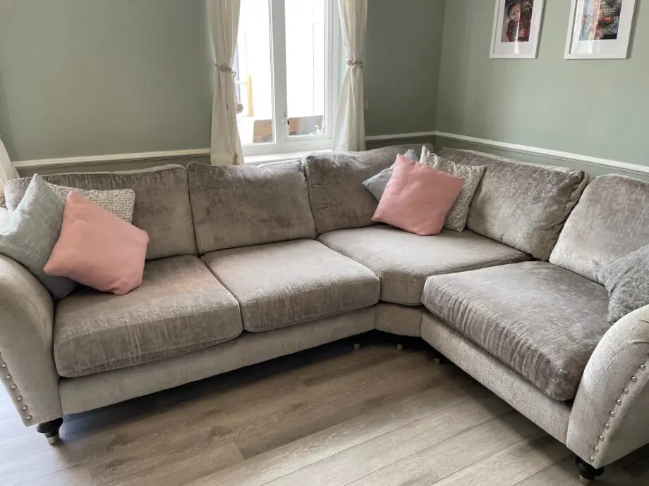 DFS Grey Lawrie Corner Sofa