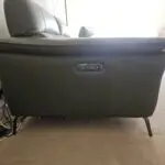 Green 3 seater sofa