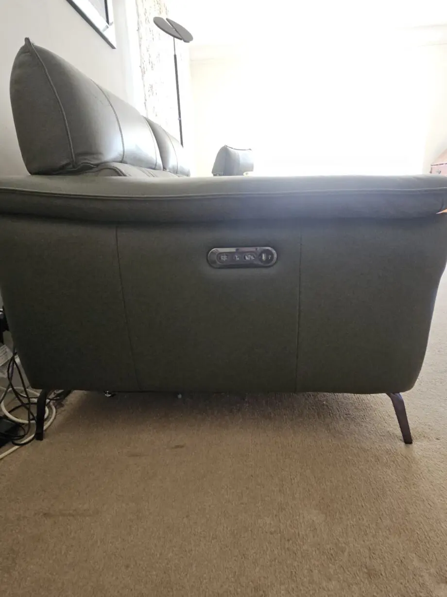Green 3 seater sofa