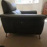 Green armchair