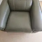 Green armchair
