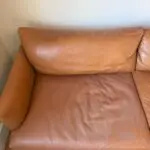 Heal’s leather sofa