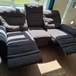 Eastbourne Electric Reclining 3 Seater Sofa - Charcoal Fabric