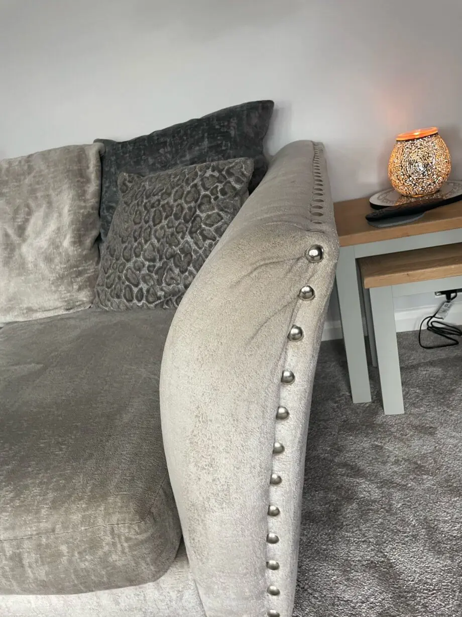 DFS Lawire Corner Sofa Silver