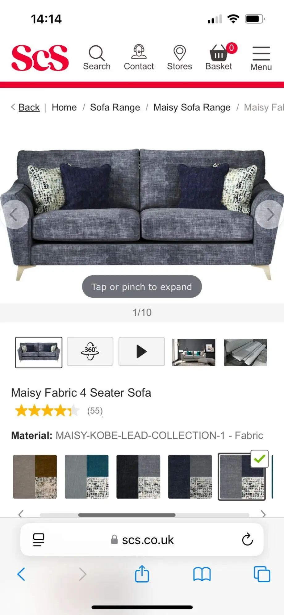 BRAND NEW 4 seater Maisy SCS