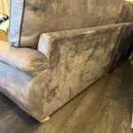 Grey Velvet sofa
