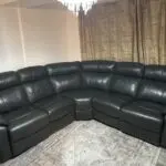 Dfs grey corner sofa of 5 seat brand new