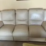 Leather reclining Sedona and arm chair