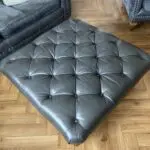 4 seater sofa with reading chair and footstool