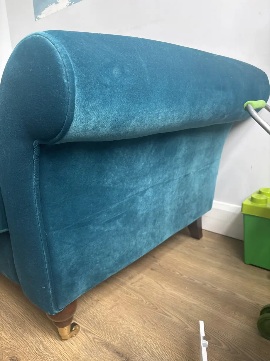 Swoon Kingfisher Velvet Two Seater Sofa