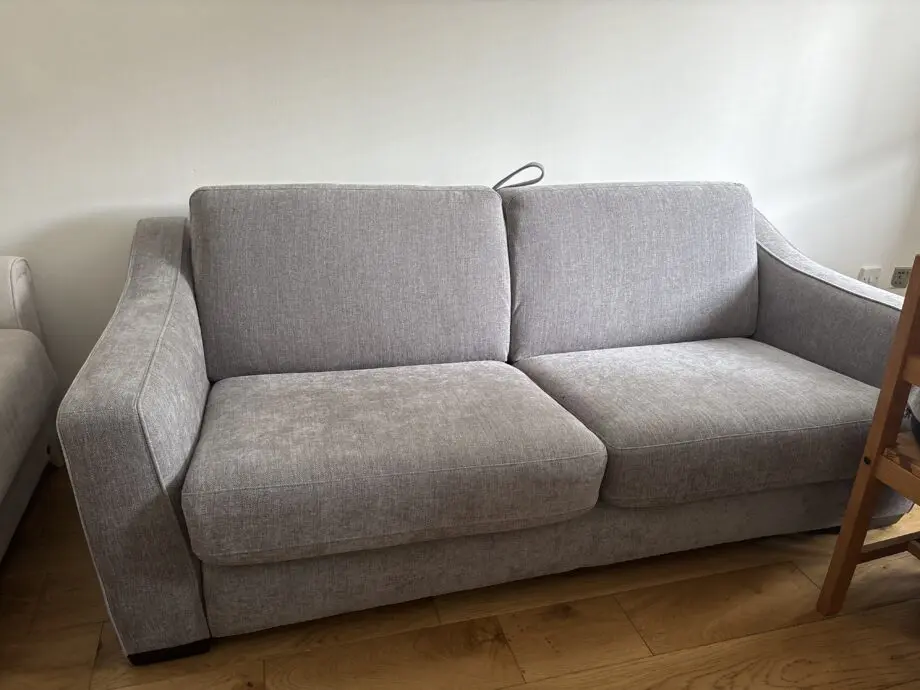 Grey sofa bed