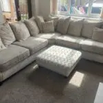 SCS Cream Corner Sofa