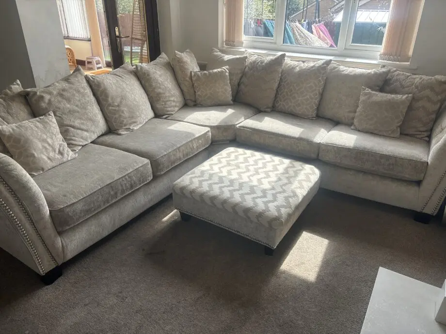 SCS Cream Corner Sofa