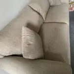Argos Home Lisbon Fabric 4 Seater Sofa - Stone