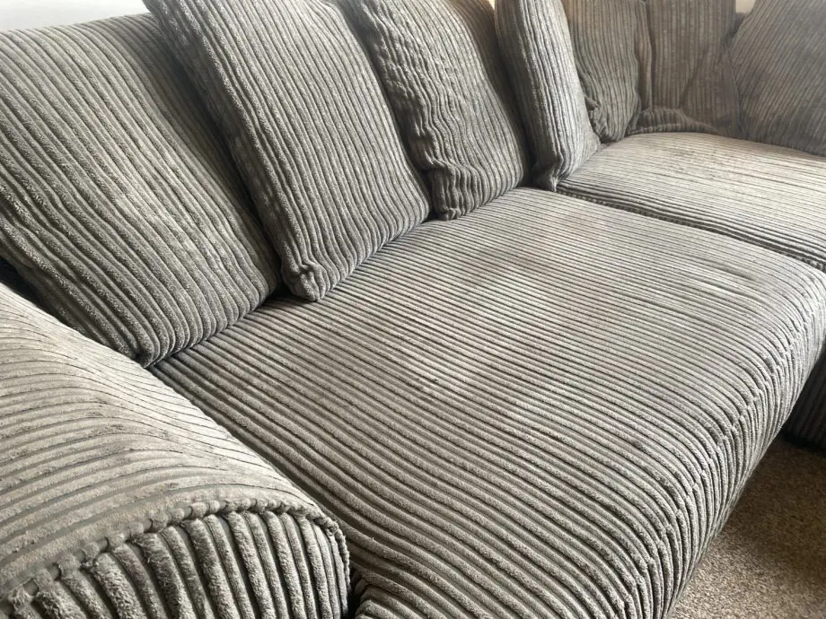 Grey corner sofa