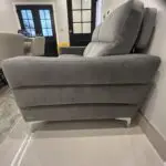 Natuzzi grey sofa two seater