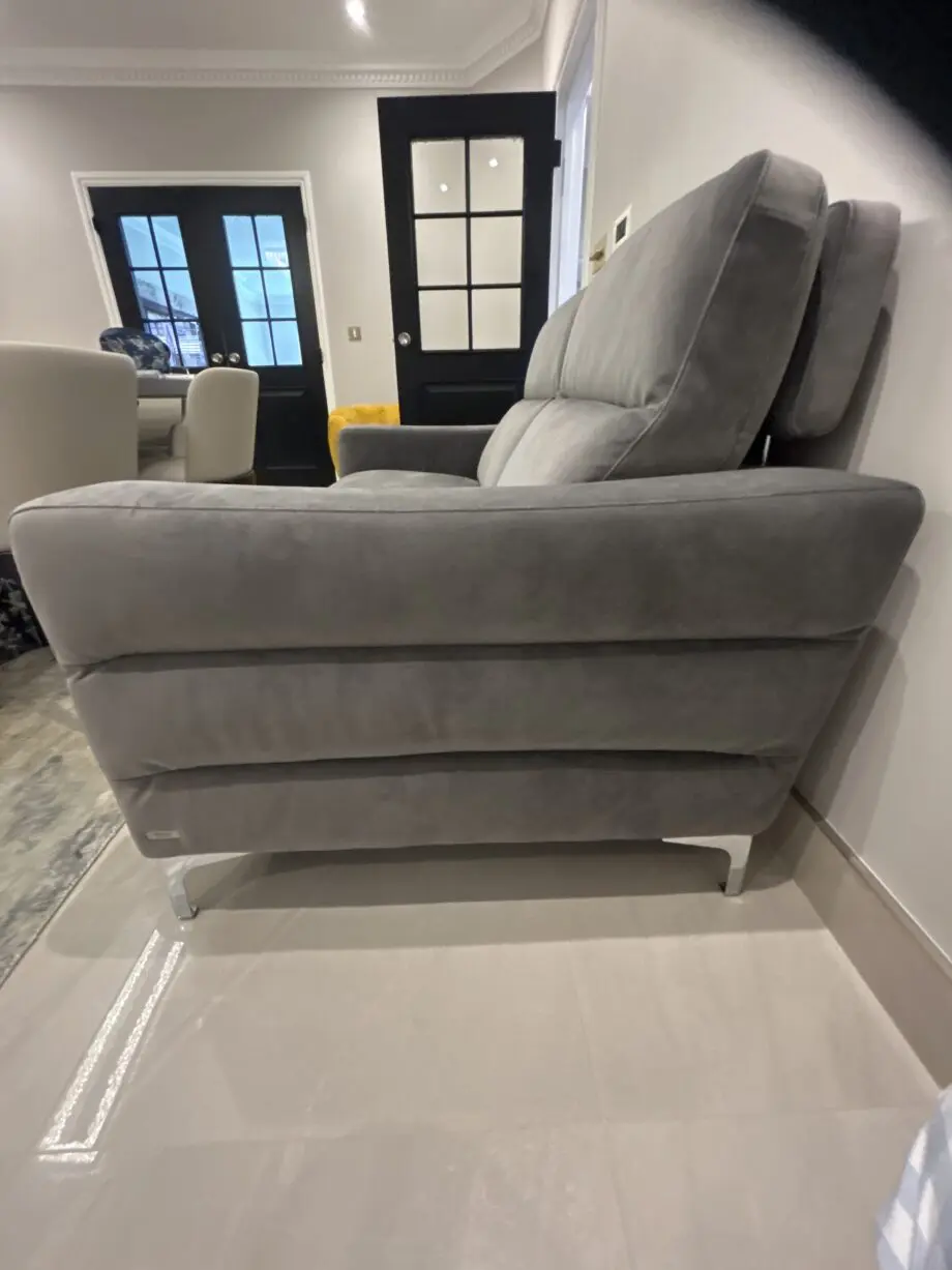 Natuzzi grey sofa two seater
