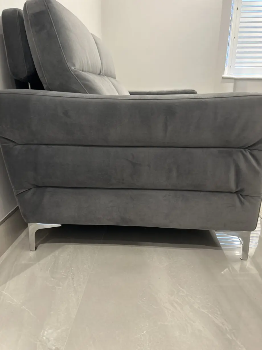Natuzzi grey sofa two seater