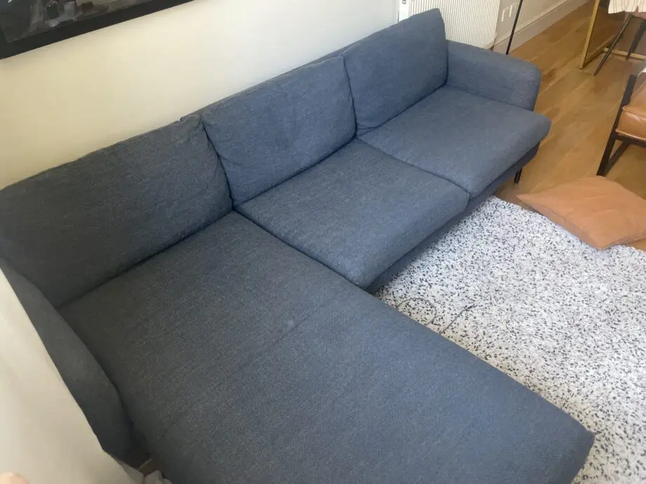 MADE Miro 3-Seater Left-Hand Facing Chaise, Midnight Blue