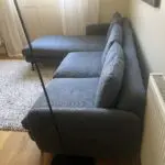 MADE Miro 3-Seater Left-Hand Facing Chaise, Midnight Blue