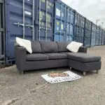 Premium Grey L-Shaped Sofa – Stunning Condition