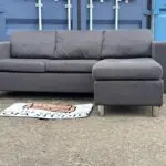 Premium Grey L-Shaped Sofa – Stunning Condition
