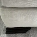 Duresta Bardot Large 3 seater sofa Hand made fabric sofa silver/light grey Romford, London