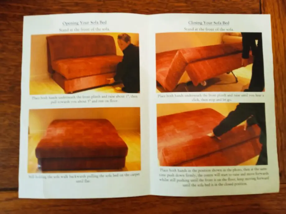 Space-Saving Sofa Bed - Like New! Pull-Out Double -