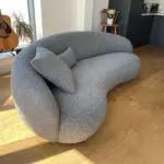 Margot Curved Boucle 3 Seater Sofa
