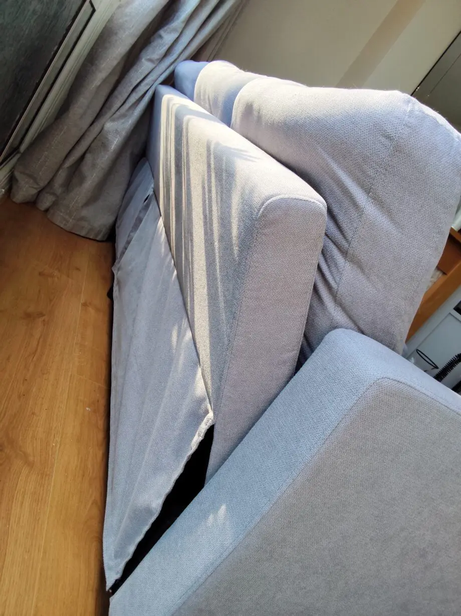 Modern Grey Sectional Sofa with Chaise Lounge - Excellent Condition