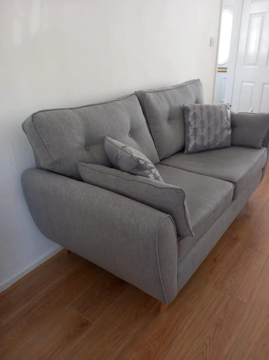 Grey 3 seater.