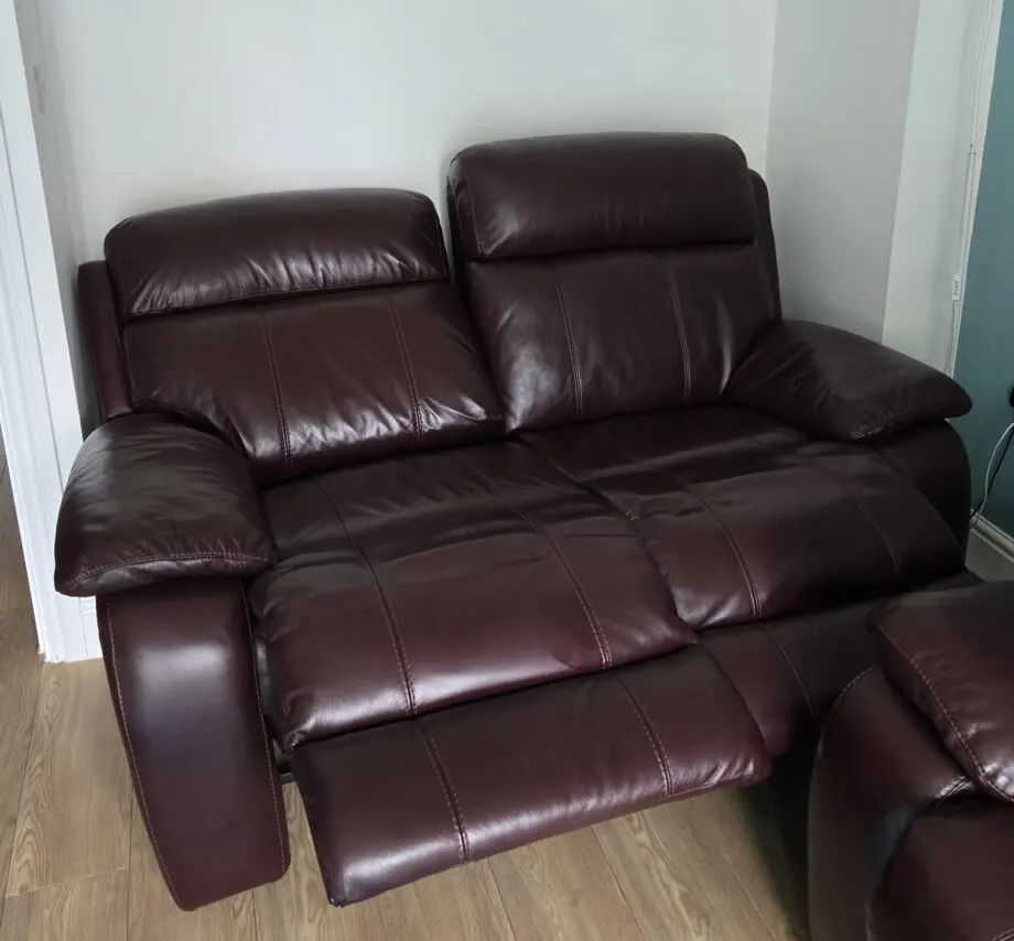 Moreno 3 seater and 2 seater Leather Sofa Power Recliners (Sofa set)