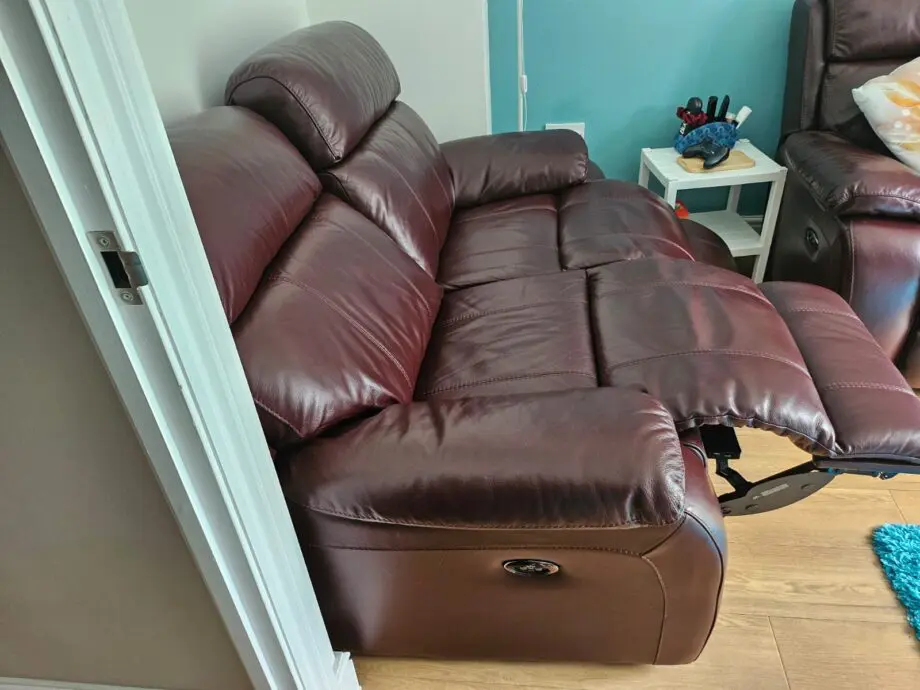 Moreno 3 seater and 2 seater Leather Sofa Power Recliners (Sofa set)