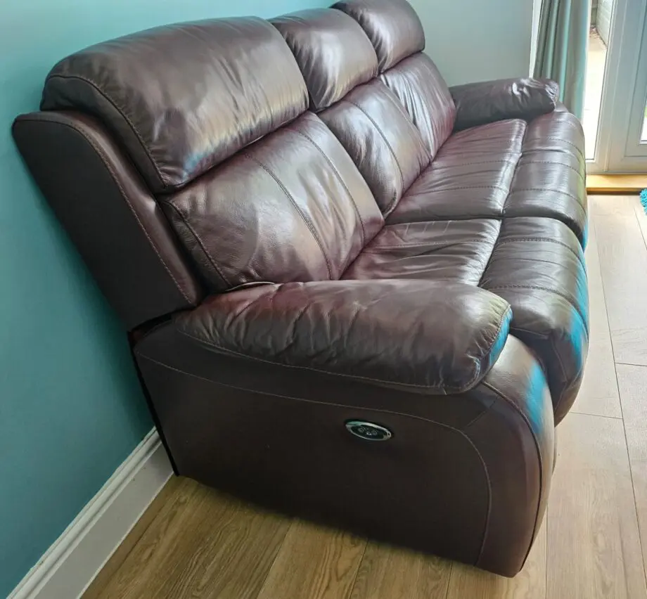 Moreno 3 seater and 2 seater Leather Sofa Power Recliners (Sofa set)