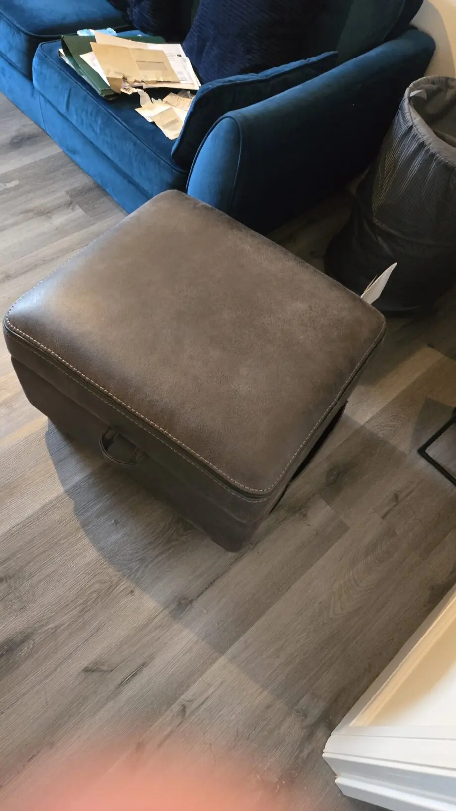 Brand new 3 seat recliner sofa with matching foot stool