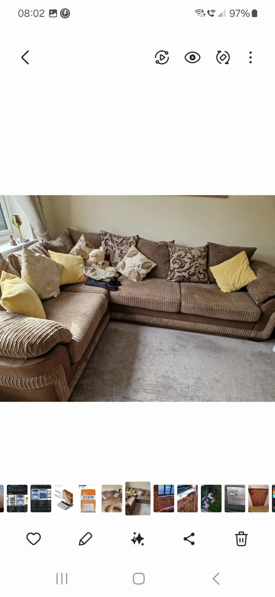 Dfs drown corner sofa