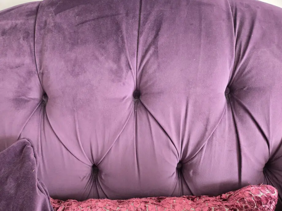 2 x Purple Sofology Liberte Sofas Mila Plum Mix Velvet