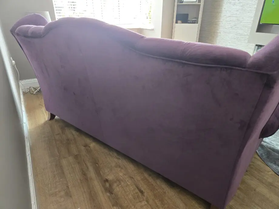2 x Purple Sofology Liberte Sofas Mila Plum Mix Velvet