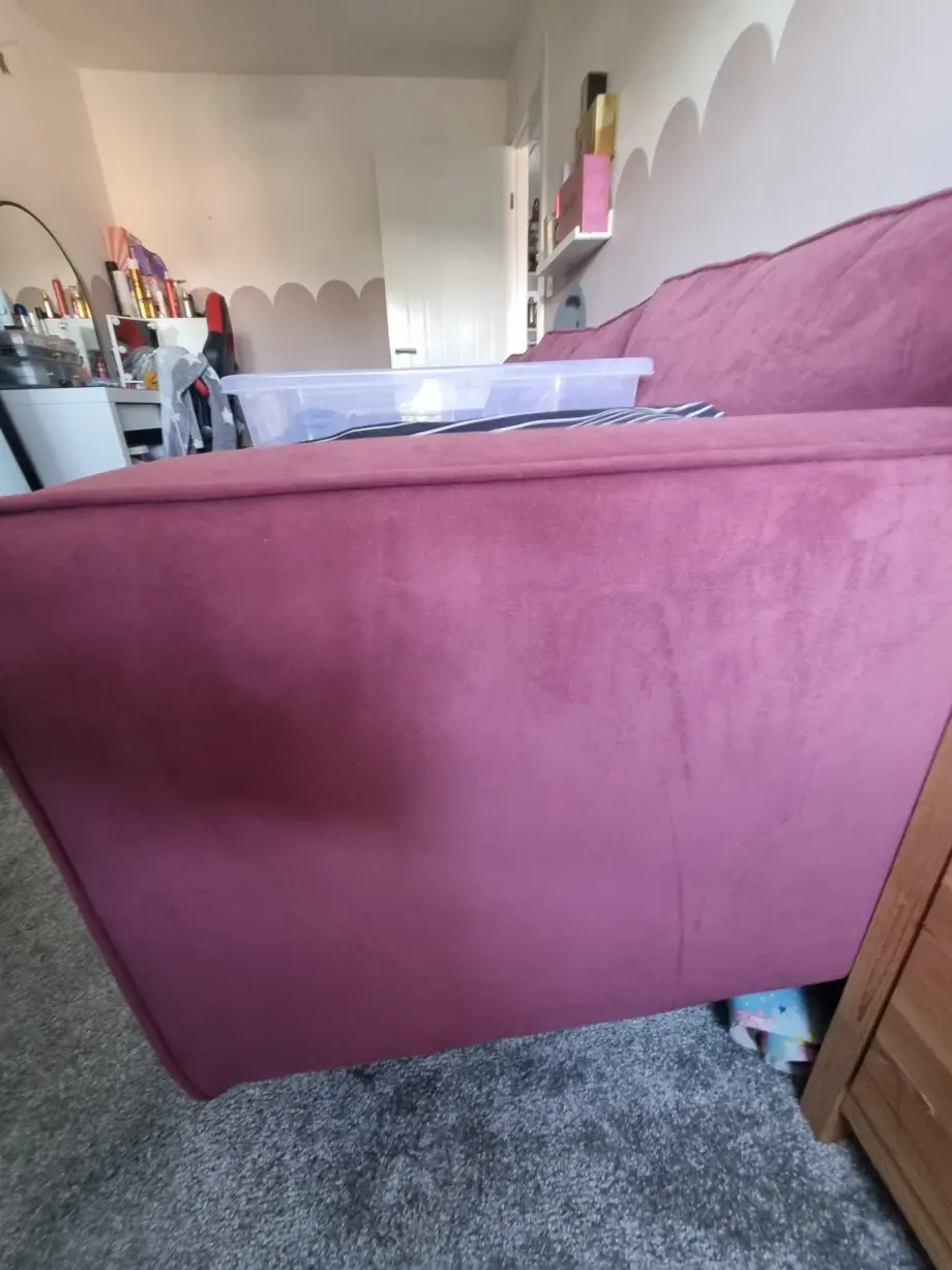 made for show home purple 4 seat sofa