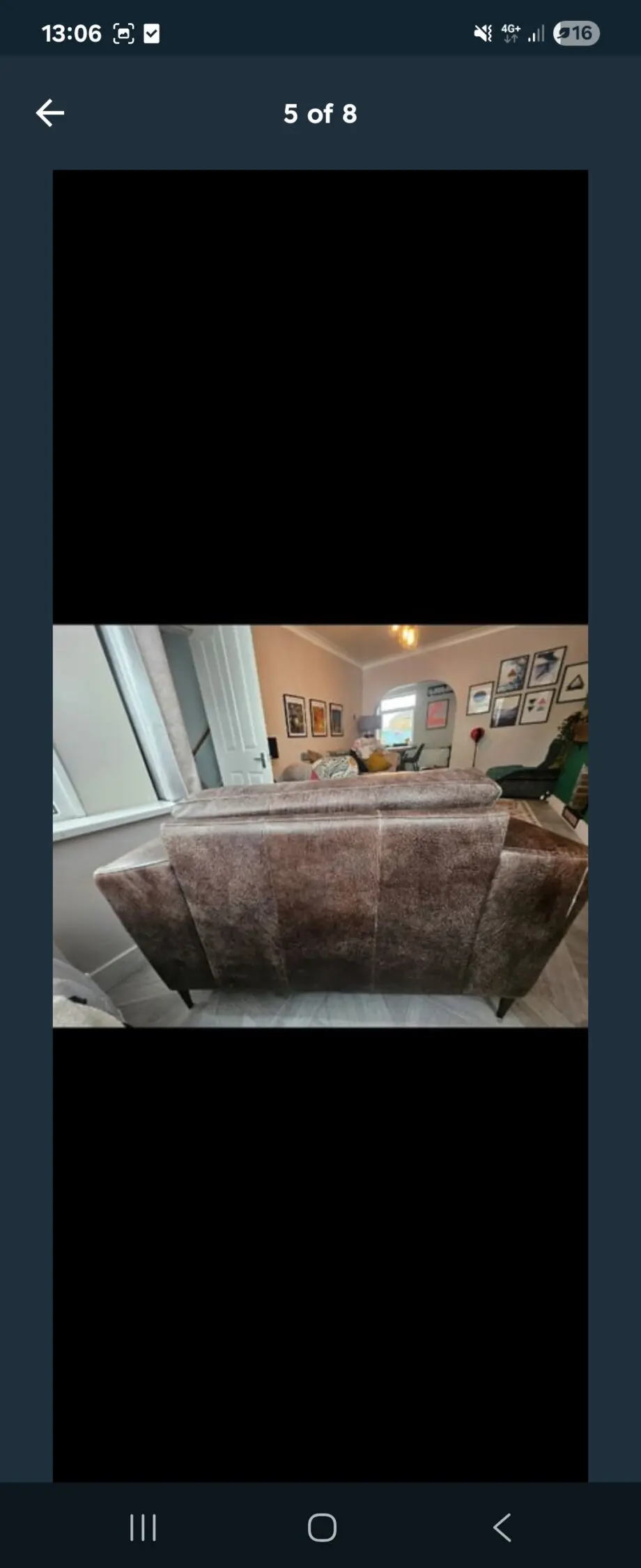 Barker and Stonehouse large leather armchair