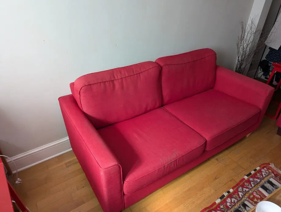 Sofa and matching armchair