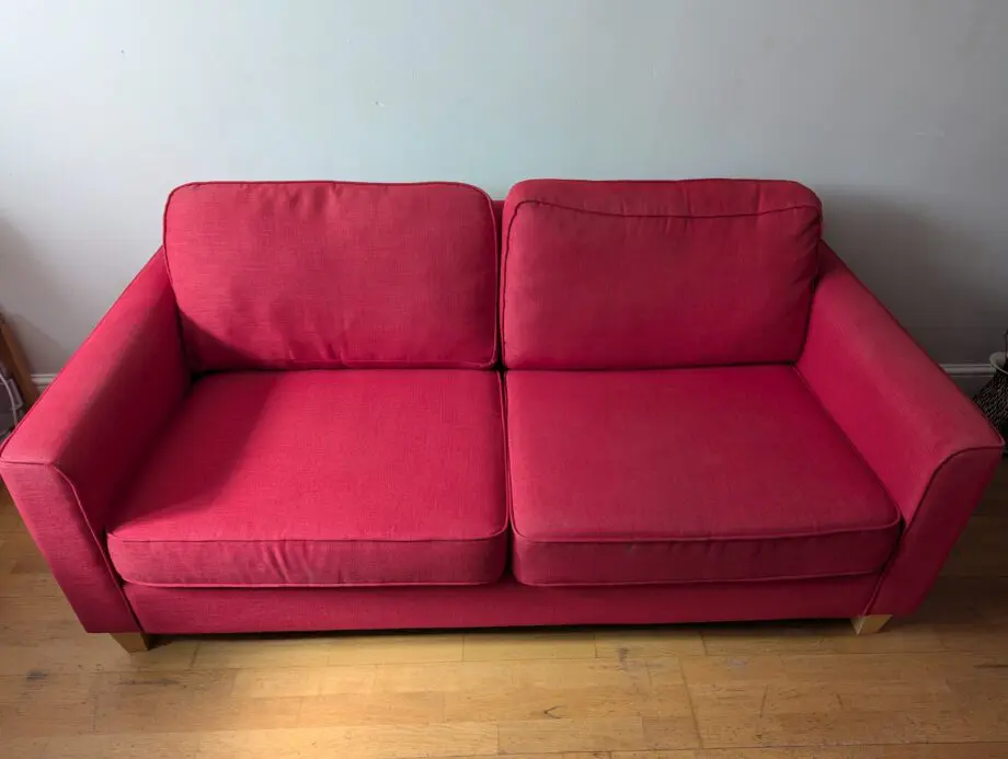 Sofa and matching armchair