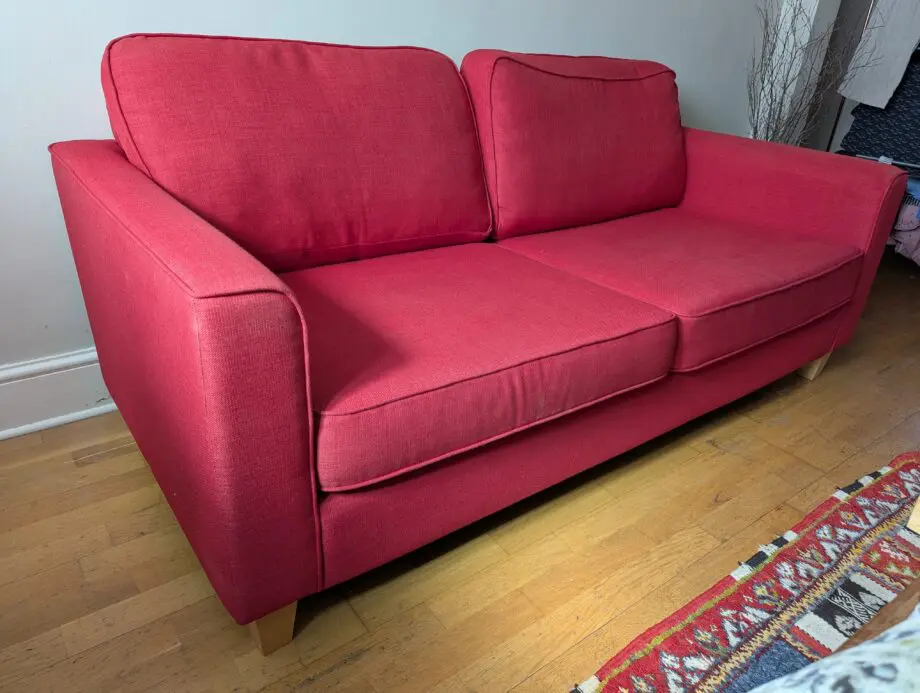 Sofa and matching armchair