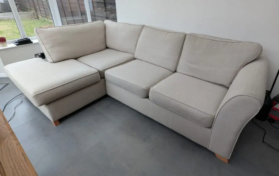 DFS L shaped sofa bed